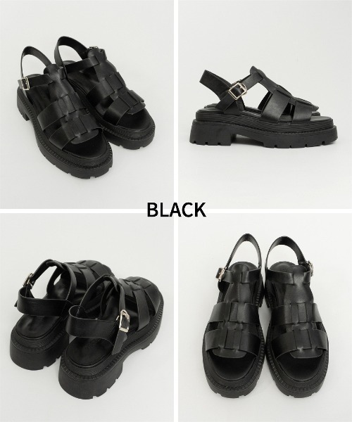 Fabby fabby（ファビィーファビィー）の「グルカバックバンドスポーツサンダル（サンダル・レディース・ブラック/オフホワイト・SMALL/MEDIUM/LARGE）」の5枚目の写真