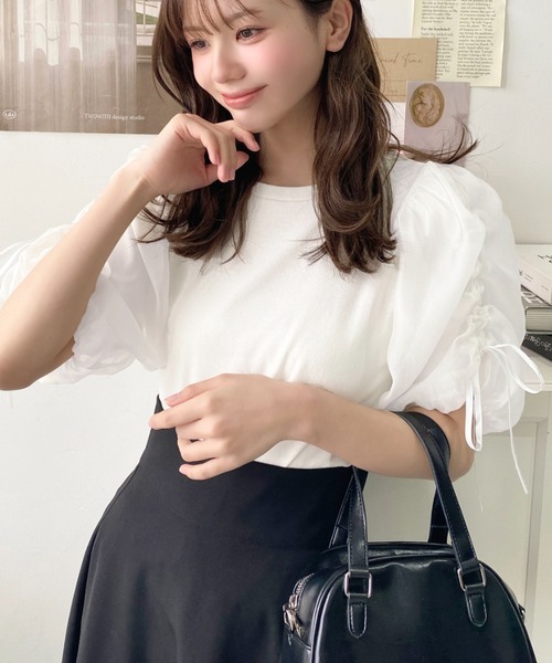 Vivienne Westwoodトロイトップ パフスリーブ 半袖 カットソー Vivienne Westwoodトロイトップ パフスリーブ 半袖 カットソー