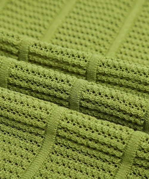 La-gemme（ラジェム）の「透かし編みニットカーディガン（カーディガン/ボレロ・レディース・イエロー/ホワイト/ピンク/ライム/グリーン/ブラック・フリー）」の17枚目の写真