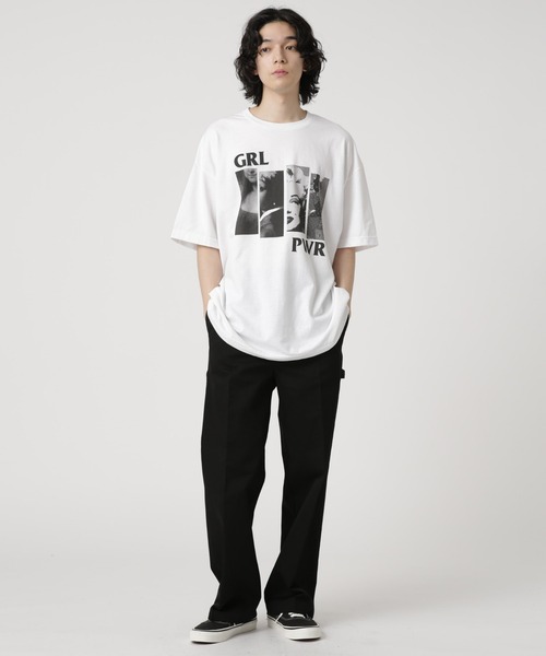 Nuggets(ナゲッツ)の「NuGgETS/別注 "GRL" S/S Tee(Tシャツ/カットソー・メンズ・ブラック/ホワイト・M/L/XL)」の5枚目の写真