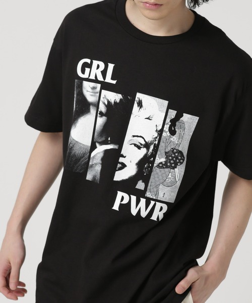 Nuggets(ナゲッツ)の「NuGgETS/別注 "GRL" S/S Tee(Tシャツ/カットソー・メンズ・ブラック/ホワイト・M/L/XL)」の6枚目の写真