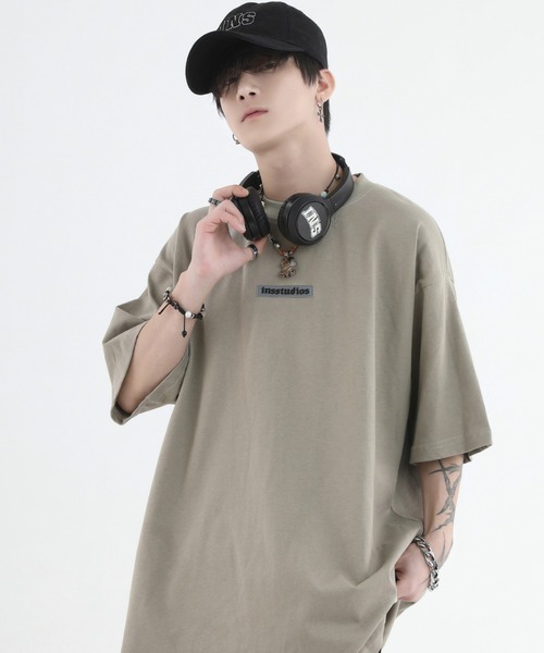 A'GEM9（エージェムナイン）の「A'GEM/9 × .kom『INSstudios/インスステュディオス』バックロゴ 半袖カットソー（Tシャツ/カットソー・メンズ・ホワイト/ブラック/ベージュ/グレー・L）」の14枚目の写真