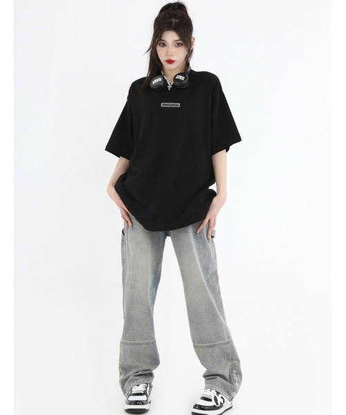 A'GEM9（エージェムナイン）の「A'GEM/9 × .kom『INSstudios/インスステュディオス』バックロゴ 半袖カットソー（Tシャツ/カットソー・メンズ・ホワイト/ブラック/ベージュ/グレー・L）」の20枚目の写真