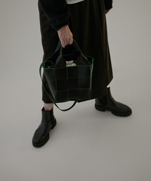 SALON adam et rope' | [ご好評につき新色追加！]イントレチャートミドルトート2(トートバッグ)