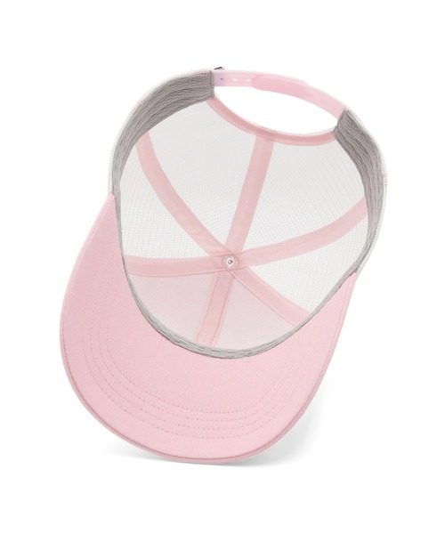 BoTT ピンクメッシュキャップ MARK&LONA - IRON SKULL TRUCKER CAP / ミニパイル生地 アイアン