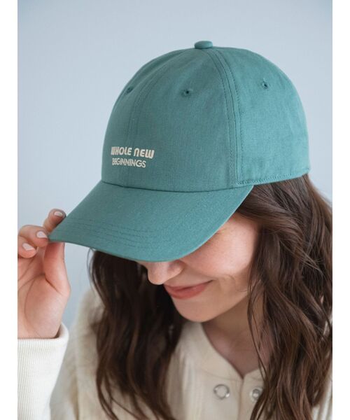 Ungrid（アングリッド）の「キャンバスカラーロゴキャップ（キャップ・レディース・アイボリー/レッド/グリーン/ネイビー・FREE）」の12枚目の写真