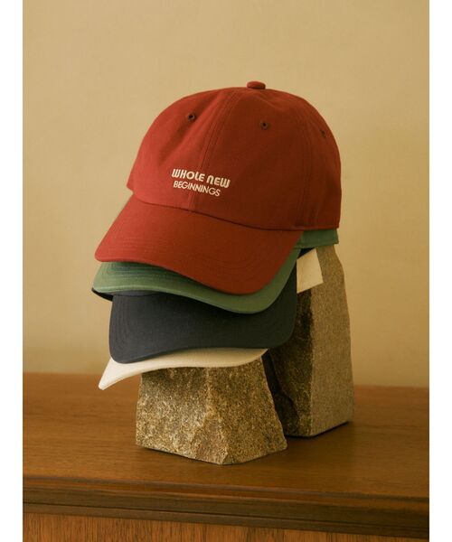 Ungrid（アングリッド）の「キャンバスカラーロゴキャップ（キャップ・レディース・アイボリー/レッド/グリーン/ネイビー・FREE）」の7枚目の写真