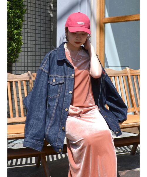 Ungrid（アングリッド）の「キャンバスカラーロゴキャップ（キャップ・レディース・アイボリー/レッド/グリーン/ネイビー・FREE）」の9枚目の写真