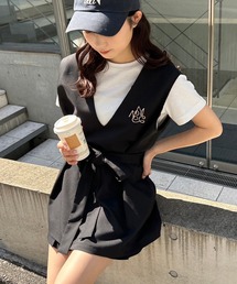 one after another NICE CLAUP | 新色追加/NCロゴブローチ付きベスト(ベスト)