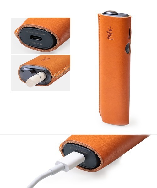 ZARIO-grandee-（ザリオ）の「アイコスイルマワン専用ケース 栃木レザー（アッシュトレイ/ライター・メンズ・キャメル/ブラック/ネイビー/グリーン/ブラウン・ONE SIZE）」の11枚目の写真