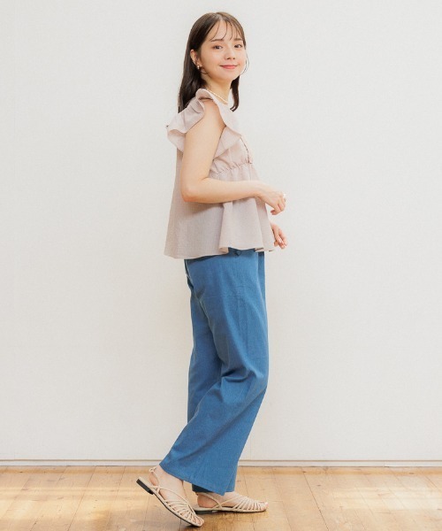 flower（フラワー）の「フリルタックパンツ（その他パンツ・レディース・ブラック/イエロー/ブルー・FREE）」の16枚目の写真