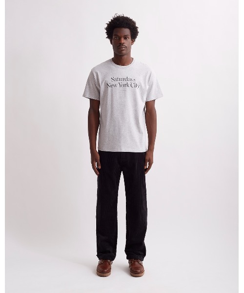 Saturdays New York City ホワイトシャツ M Saturdays SURF NYC Tシャツ サタデーズ サーフ ニューヨーク