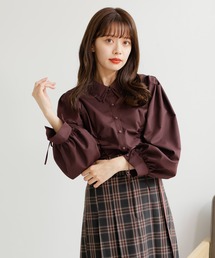 LADYMADE | ダブルカラーシャーリングシャツ(シャツ/ブラウス)