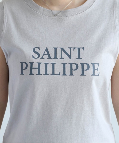 cepo(セポ)の「シンプルロゴノースリーブTee(Tシャツ/カットソー・レディース・ブラック/オフホワイト/杢グレー・M)」の12枚目の写真
