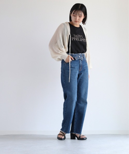 cepo(セポ)の「シンプルロゴノースリーブTee(Tシャツ/カットソー・レディース・ブラック/オフホワイト/杢グレー・M)」の19枚目の写真