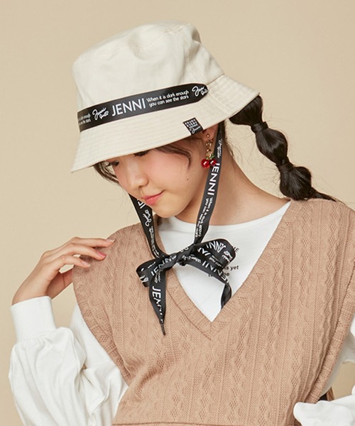 JENNI（ジェニィ）の「フェイクレザーバケットハット（ハット