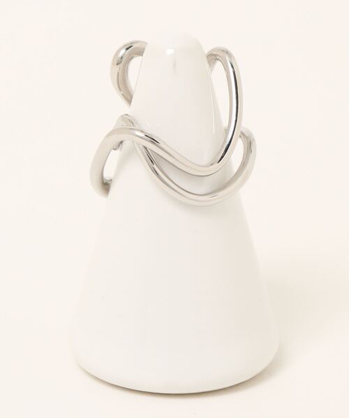 GOLDY（ゴールディ）の「〈GOLDY/ゴールディ〉2SETアートラインリング（リング・レディース・シルバー/ゴールド・FREE）」の3枚目の写真