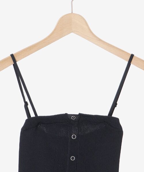 MAJESTIC LEGON（マジェスティックレゴン）の「ビスチェセットミニシャツワンピース（シャツワンピース・レディース・ブラウン/アイボリー/ネイビー・MEDIUM）」の21枚目の写真