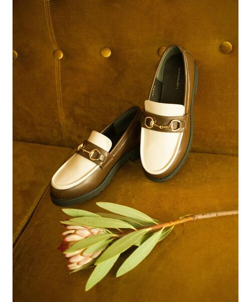 Lugnoncure（ルノンキュール）の「ビットローファー（ローファー・レディース・ベージュ/ブラウン/ブラック・M/L）」の4枚目の写真