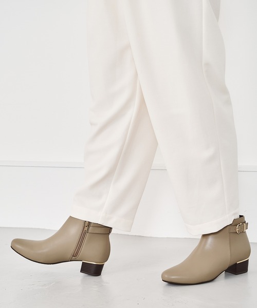 【セール】メタリックラインベルトヒールブーツ 32404（ブーツ）｜WA ORiental TRaffic（ダブルエーオリエンタルトラフィック）