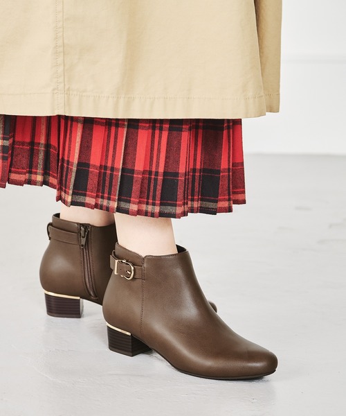 【セール】メタリックラインベルトヒールブーツ 32404（ブーツ）｜WA ORiental TRaffic（ダブルエーオリエンタルトラフィック）