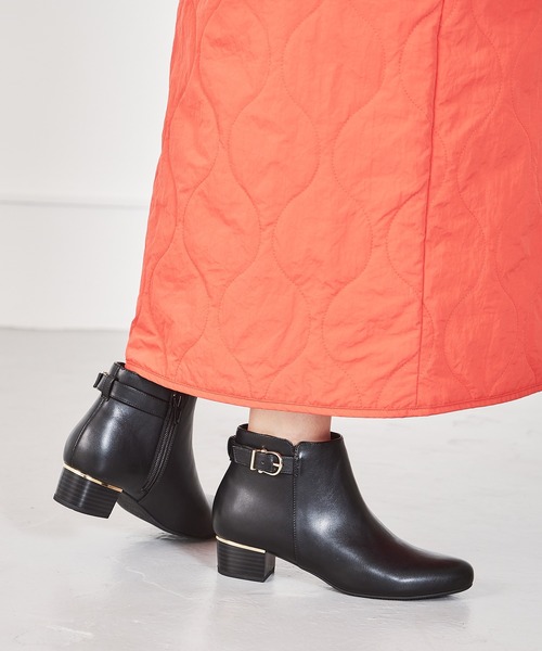 【セール】メタリックラインベルトヒールブーツ 32404（ブーツ）｜WA ORiental TRaffic（ダブルエーオリエンタルトラフィック）