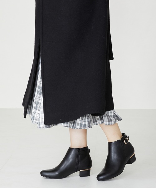 【セール】メタリックラインベルトヒールブーツ 32404（ブーツ）｜WA ORiental TRaffic（ダブルエーオリエンタルトラフィック）