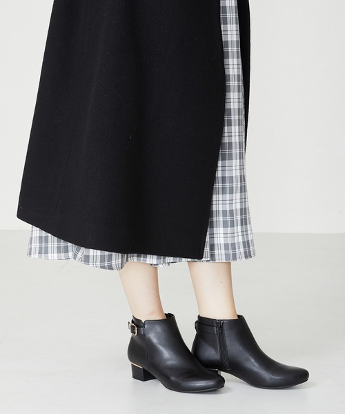 【セール】メタリックラインベルトヒールブーツ 32404（ブーツ）｜WA ORiental TRaffic（ダブルエーオリエンタルトラフィック）