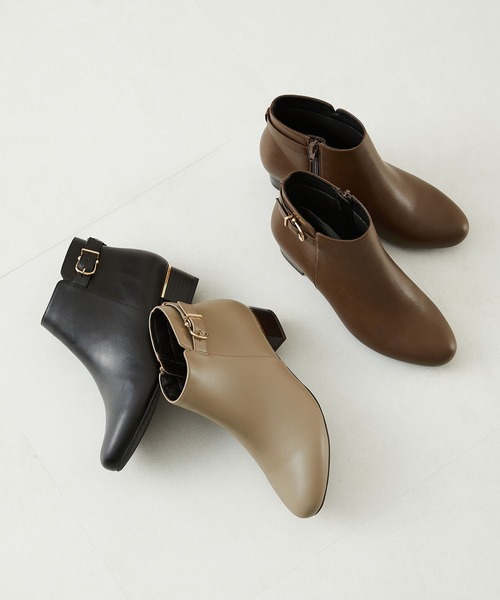 【セール】メタリックラインベルトヒールブーツ 32404（ブーツ）｜WA ORiental TRaffic（ダブルエーオリエンタルトラフィック）