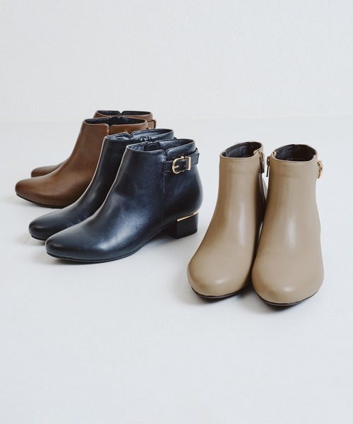 【セール】メタリックラインベルトヒールブーツ 32404（ブーツ）｜WA ORiental TRaffic（ダブルエーオリエンタルトラフィック）