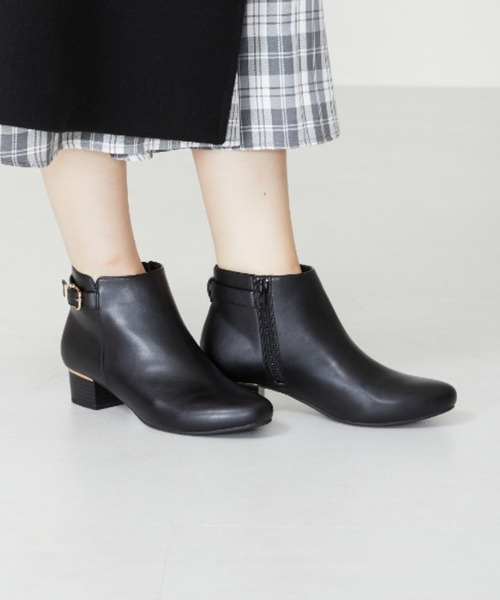 【セール】メタリックラインベルトヒールブーツ 32404（ブーツ）｜WA ORiental TRaffic（ダブルエーオリエンタルトラフィック）