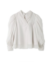 SNIDEL | オーガンシースルーブラウス(シャツ/ブラウス)