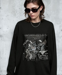 ENDER PRODUCTS | スーベニア刺繍 ビッグシルエットポンチL/Sカットソー【ENDER PRODUCTS/エンダープロダクツ】(Tシャツ/カットソー)