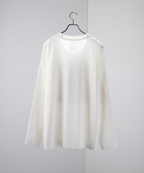 ENDER PRODUCTS(エンダープロダクツ)の「スーベニア刺繍 ビッグシルエットポンチL/Sカットソー【ENDER PRODUCTS/エンダープロダクツ】(Tシャツ/カットソー・メンズ・オフホワイト/スミクロ/ブラック・L/M)」の5枚目の写真