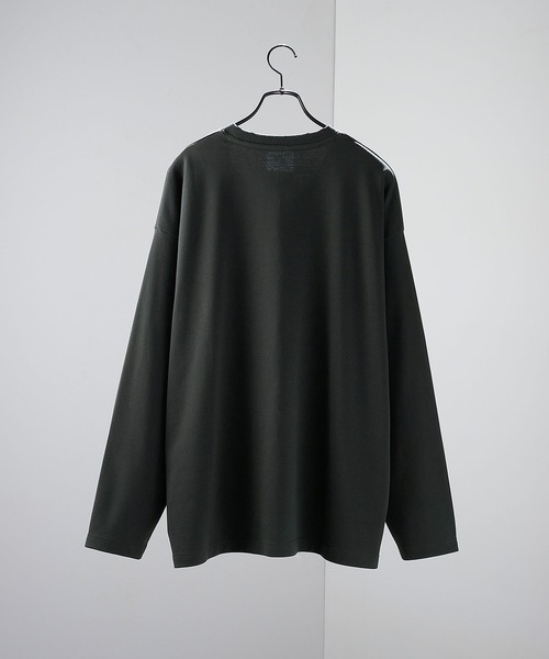 ENDER PRODUCTS(エンダープロダクツ)の「スーベニア刺繍 ビッグシルエットポンチL/Sカットソー【ENDER PRODUCTS/エンダープロダクツ】(Tシャツ/カットソー・メンズ・オフホワイト/スミクロ/ブラック・L/M)」の9枚目の写真