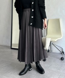 prose verse（プロズヴェール）の「スエードランダムプリーツスカート（スカート・レディース）」