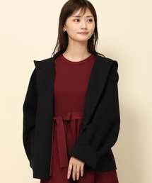 MISCH MASCH | 中空糸ニットメルトンフードコート/MM338602(その他アウター)