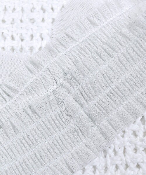 fillot de bebe reduction(フィヨデュベベルダクティオン)の「チュールリボンヘア―バンド(ヘアバンド・キッズ・ピンク/グレー・FREE)」の9枚目の写真