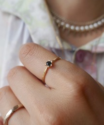 little emblem（リトルエンブレム）の「ブルーサファイア ダイヤリング