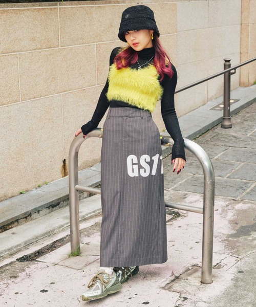 ANNA SUI NYC（アナ スイ エヌ ワイ シー）の「ANNA SUI NYC サブウェイ ロングスカート 【SP】（スカート・レディース・グレー/ネイビー・S/M）」の7枚目の写真