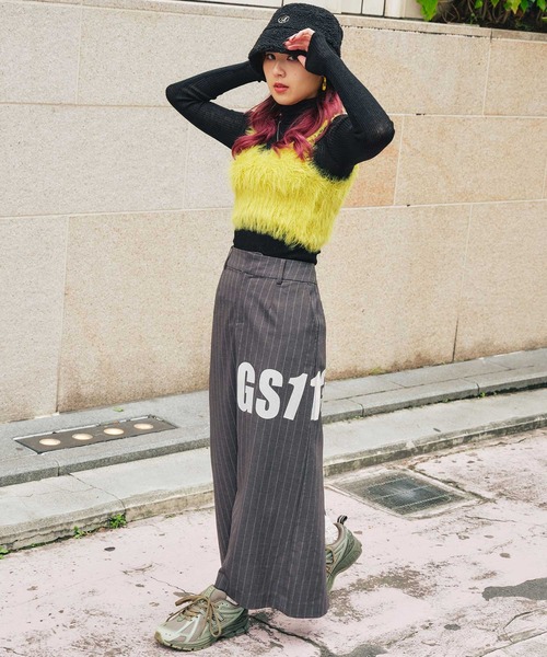 ANNA SUI NYC（アナ スイ エヌ ワイ シー）の「ANNA SUI NYC サブウェイ ロングスカート 【SP】（スカート・レディース・グレー/ネイビー・S/M）」の8枚目の写真