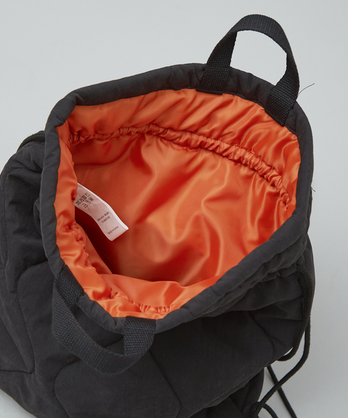 ABAHOUSE（アバハウス）の「スーベニア刺繍キルティングバッグ/GOLF PUNK /ユニセックス（バックパック/リュック・メンズ・ホワイト/グレイッシュブルー/ブラック・フリー）」の8枚目の写真