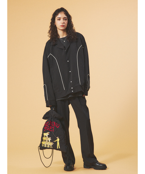 ABAHOUSE（アバハウス）の「スーベニア刺繍キルティングバッグ/GOLF PUNK /ユニセックス（バックパック/リュック・メンズ・ホワイト/グレイッシュブルー/ブラック・フリー）」の12枚目の写真