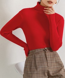 DAY CLOSET | レディース キレイメタートルネックリブトップス(ニット/セーター)