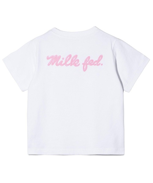 MILKFED.（ミルクフェド）の「ICING SCRIPT COMPACT S/S TEE（Tシャツ/カットソー・レディース・ライトピンク/レッド/ピンク・M/S）」の17枚目の写真
