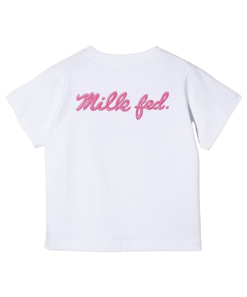 MILKFED.（ミルクフェド）の「ICING SCRIPT COMPACT S/S TEE（Tシャツ/カットソー・レディース・ライトピンク/レッド/ピンク・M/S）」の18枚目の写真