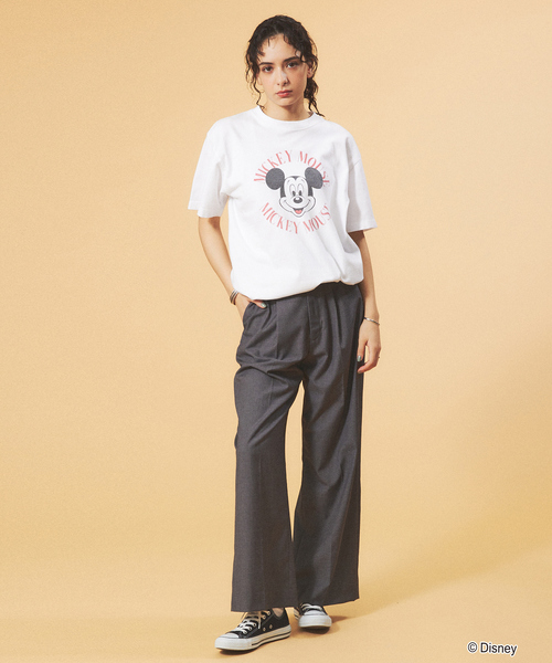 GOOD ROCK SPEED(グッドロックスピード)の「【GOOD ROCK SPEED / グッドロックスピード】Mickey/ TEE / キャラクター Tシャツ(Tシャツ/カットソー・メンズ・ホワイト系その他/ホワイト/ネイビー・L/XL/M)」の4枚目の写真
