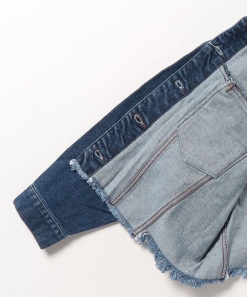 CIMARRON（シマロン）の「『CIMARRON JEANS』 デニムジャケット（デニムジャケット・レディース・ネイビー/ブルー・MEDIUM）」の11枚目の写真
