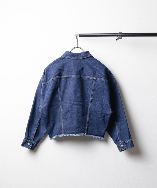 CIMARRON（シマロン）の「『CIMARRON JEANS』 デニムジャケット（デニムジャケット・レディース・ネイビー/ブルー・MEDIUM）」の3枚目の写真
