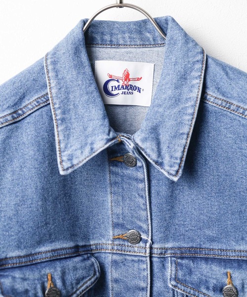 CIMARRON（シマロン）の「『CIMARRON JEANS』 デニムジャケット（デニムジャケット・レディース・ネイビー/ブルー・MEDIUM）」の5枚目の写真